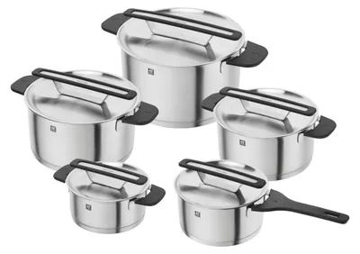 Produktbild von ZWILLING Kochtopfset, 5-tlg | 18/10 Edelstahl