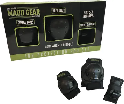 Produktbild von Protektorenset Madd Gear schwarz, Gr. S Junior
