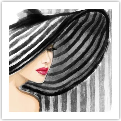 Produktbild von Poster - Poster ohne Rahmen - frau stil mode - 60x60 cm - Wand Bild - Wanddeko - Wandbilder - Kunstposter - Wandposter - Bilder - Kunstdruck - Wanddekoration - Wandbild - P2XAC60x60-3926