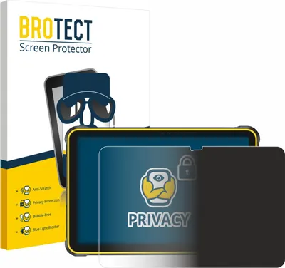 Produktbild von BROTECT Sichtschutzfolie für Ulefone RugKing Pad 2 Pro Anti-Spy Privacy Sichtschutz Blickschutz Folie Blaulicht-Schutz