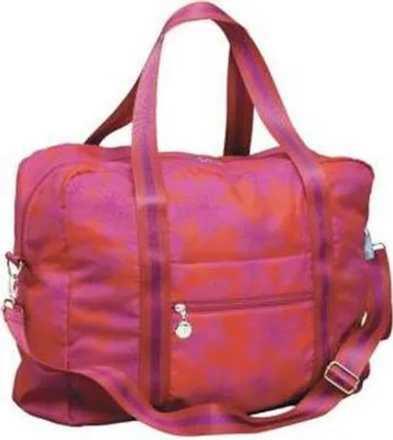 Produktbild von Reisetasche Primel aus recyceltem PET-Material, 47x20x37 cm, faltbar, wasserabweisend, waschbar, auf Trolley aufsteckbar