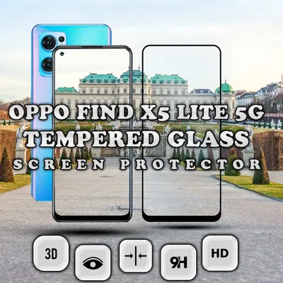 Produktbild von Oppo Find X5 LITE 5G - Gehärtetes Glas 9H - Hochwertiger 3D-Displayschutz