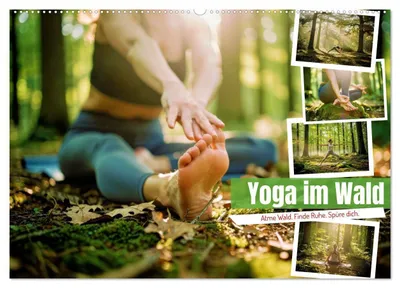 Produktbild von Yoga im Wald (Wandkalender 2027 DIN A2 quer), CALVENDO Monatskalender