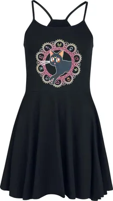 Produktbild von Sailor Moon Kurzes Kleid Damen Luna schwarz S