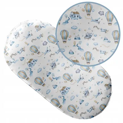 Produktbild von Spannbettlaken mit Gummizug 38x80 cm für Kinderwagen Moseskorb Wiege 100% Baumwolle