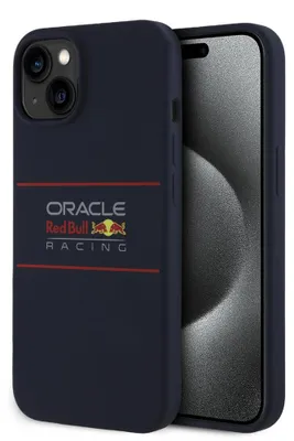 Image de Red Bull Rbhmp15S24Sihsrv Iphone 15 6.1 Hardcase Granatowy/Navy Silicone Horizontal Logo Magsafe