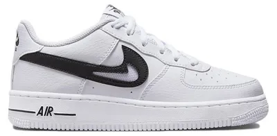 Produktbild von Nike Air Force 1 Low Cut Out Swoosh White Black (GS) - EU 38.5