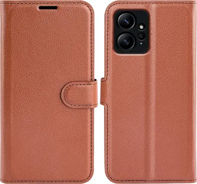 Produktbild von Xiaomi Redmi Note 12 4G Hülle - Coverup Klapphülle - Braun