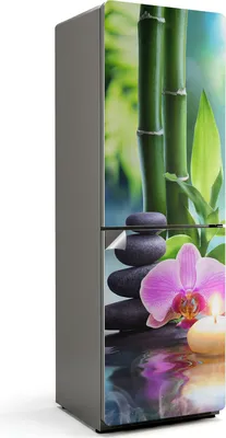Obrázek produktu pro Harmonie přírody a relaxace - Samolepka na lednici - Samolepka na lednici - Samolepicí fólie na lednici - Kuchyňské dekorace - 60x180 cm