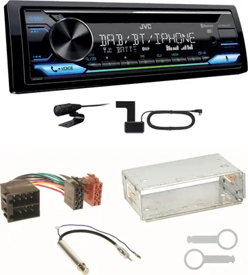 Produktbild von JVC KD-DB912BT Digitalradio Einbauset für Golf 4 Passat 3B Polo 6N 9N Lupo