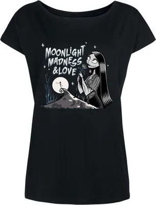 Produktbild von The Nightmare Before Christmas T-Shirt Damen Madness & Love schwarz L