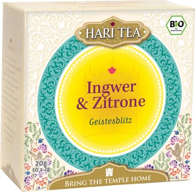 Produktbild von Hari Tea - Hari Tea Ingwer & Zitrone - Geistesblitz - 20g