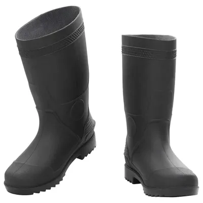 Zdjęcie produktu dla vidaXL Buty gumowe czarne rozmiar 39 PVC