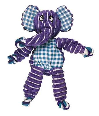 Produktbild von KONG Floppy Knots, Hund, Quietschendes Spielzeug, Blau, Weiß