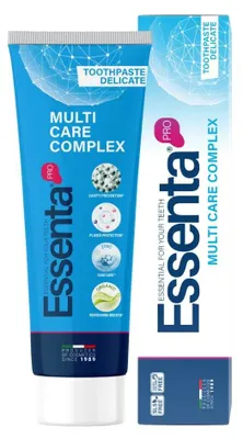 Zdjęcie produktu dla Pasta Do Zębów Bez Fluoru Dla Dorosłych Essenta Multi Care Complex 75 Ml