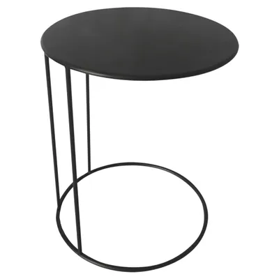Produktbild von Lesli Living Beistelltisch Amy 40x54,5 cm Schwarz