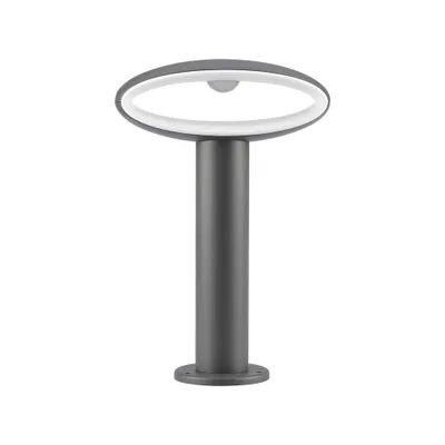 Image de V-TAC Lampe borne d'extérieur - IP54 - Gris foncé - 9W - 500 Lumens - 3000K