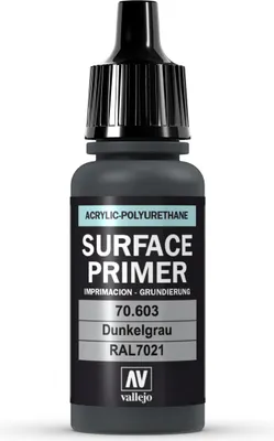 Vallejo Primer German Panzer Grey RAL 7021 17ml  70.603