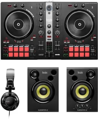 Image de Hercules | DJ controller | DJ Essentials Kit | Speakers | USB connectivity