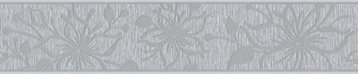 Produktbild von A.S. Creation | Only Borders 11 | 346643 | Vliesbordüre | Blumenoptik | 5.00 x 0.13 m | Grau | Wohnzimmer | Flur | Büro | Küche | Wohnräume