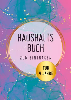 Produktbild von Haushaltsbuch für 4 Jahre