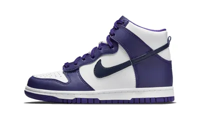 Produktbild von Nike Dunk High Electro Purple Midnight Navy – EU38 - US5.5Y