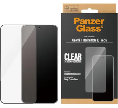 Imagen del producto de PanzerGlass Ultra Wide Fit Protector de pantalla para Xiaomi Redmi Note 15 Pro