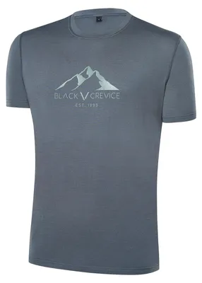 Obrázok produktu pre BLACK CREVICE – Pánske tričko z merino vlny | Farba: Turbulence | Veľkosť: 3XL