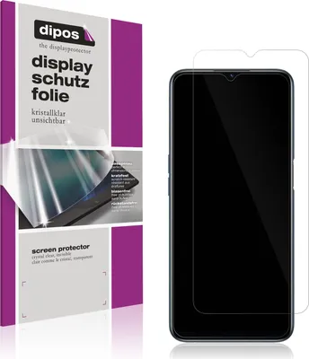 A product shot of a screen protector next to its packaging.