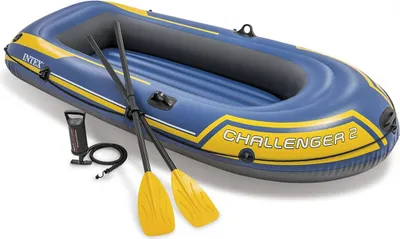 Produktbild von INTEX Schlauchboot mit Ruder und Pumpe Challenger 2 Set 68367NP