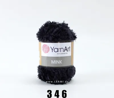 Obrázek produktu pro YarnArt Mink, 346 černá