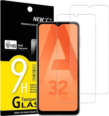 Image de Verre de protection blindé Samsung Galaxy A32 5G 2 pièces 9H ultra-clair