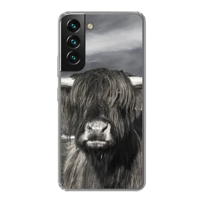 Produktbild von MuchoWow® Handyhülle Schutzhülle Hülle für Samsung Galaxy S22 Schottischer Highlander - Tiere - Hörner Silikon Softcase Handy Hülle - Mobiltelefonhülle
