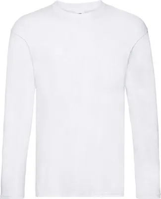 Produktbild von Fruit of the Loom - "Original" T-Shirt für Herren Langärmlig RW9300 (3XL) (Weiß)