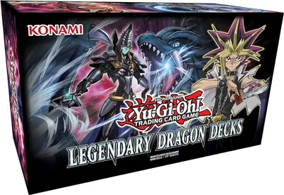 Produktbild von Yugioh Legendary Dragon Decks DeutschUnlimited LEDD + Heartforcards Versandschutz