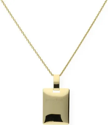 Produktbild von JuwelmaLux Anhänger 333 Gold Gravurplatte JL14-02-0181