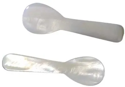 Obrázek produktu pro Sada 5 lžic s perlovou hlavičkou – bílá