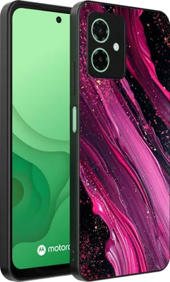 Obrázek produktu pro Smartphonica Pouzdro na telefon vhodné pro Motorola Moto G54 s mramorovým potiskem - TPU zadní kryt pouzdra s mramorovým designem - Purple Pink