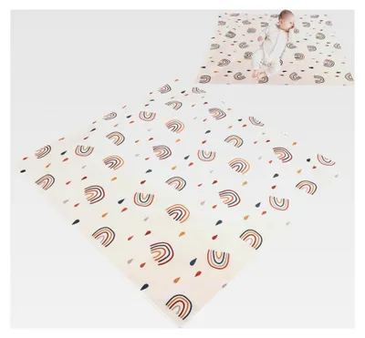 Produktbild von Baby Esszimmerstuhl Matte 110 * 110 cm - Waschbare und wasserdichte Bodenschutzmatte für Hochstühle