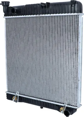 Produktbild von Kühler Motor Kühlrippen gelötet 505 - 476 mm Alu NRF für u.a. MERCEDES-BENZ T1