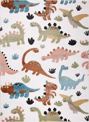 Obrázek produktu pro 200x290 cm Dětský kusový koberec Fun Dino cream