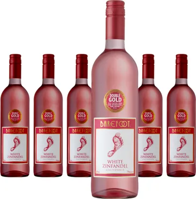 Produktbild von 6 x Barefoot White Zinfandel