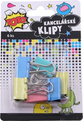 Image de Clip de bureau 6 pcs, 25 mm