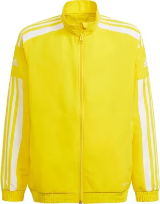 Produktbild von Adidas Squadra 21 Präsentationsjacke Kinder - Gelb / Weiß  | Größe: 152