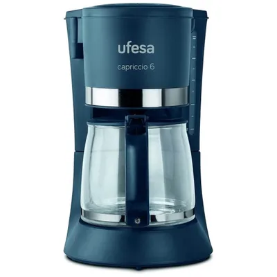 Produktbild von Ufesa CG7114, Filterkaffeemaschine, 0,6 l, Kaffeekapsel, 600 W, Blau, Silber