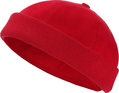 Produktbild von modAS Segler Cap Seemannsmütze – Docker Mütze Docker-Cap aus Baumwolle in Rot