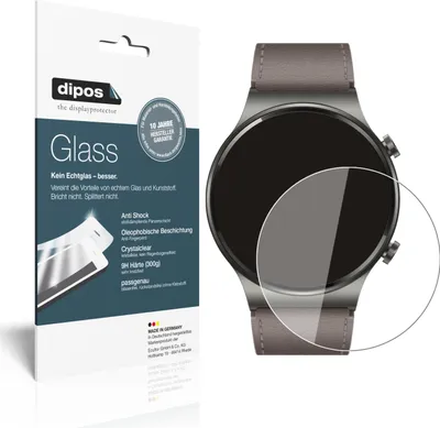 Obrázek produktu pro 2x ochranná fólie pro Huawei Watch GT 2 Pro - anti-shock 9H fólie dipos Glass plastové sklo