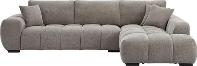 Produktbild von Ecksofa - Ecke rechts - Stoff - Grau - BERENIA
