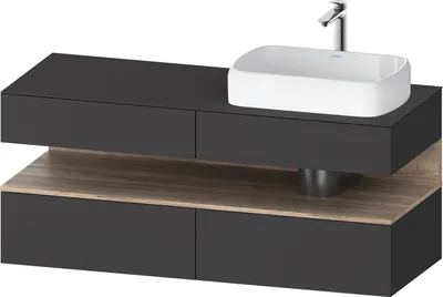Produktbild von DURAVIT QA4766055490000 QTG KWTU WH Ek. 1400x550x600 Gt Mt. H