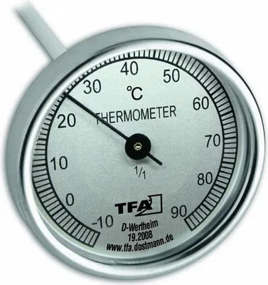 Produktbild von Universal-Einstich-Thermometer Ø 50 mm, Schaftlänge 40 cm Messbereich -10° bis +90°C